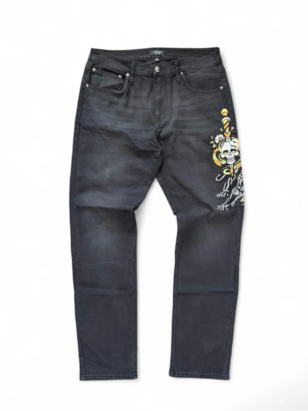 Ed Hardy Dagger Skull Jeans